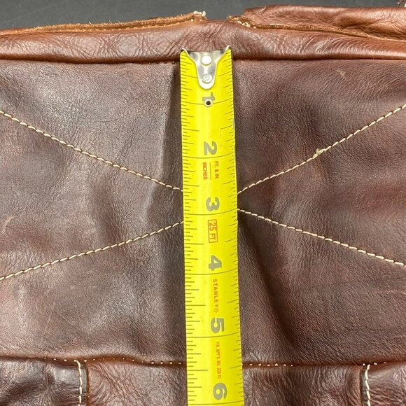 Costanza Rota Made in Italy Genuine Leather Brown Backpack - Picture 10 of 10